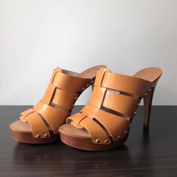Michael Michael Kors Somerly Brown Mule Heel - Picture 1 of 8